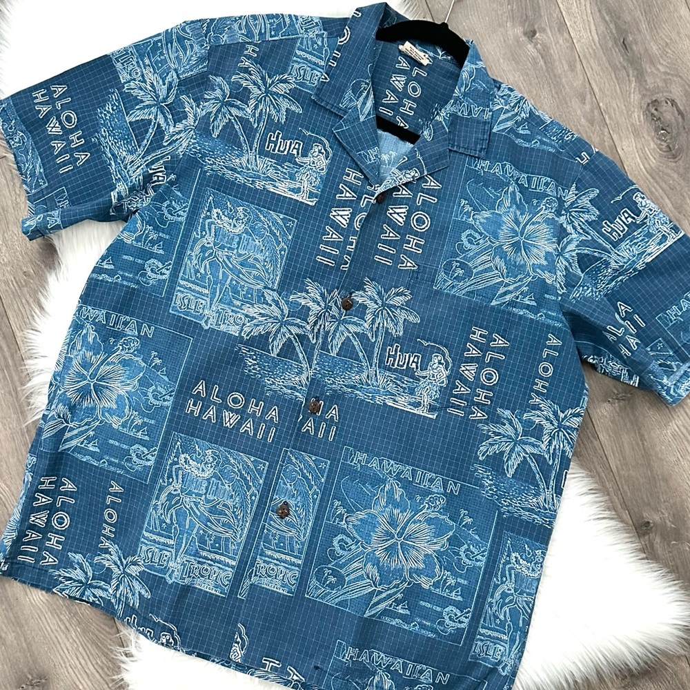 ROYAL CREATIONS Made in Hawaii Aloha Print Shirt